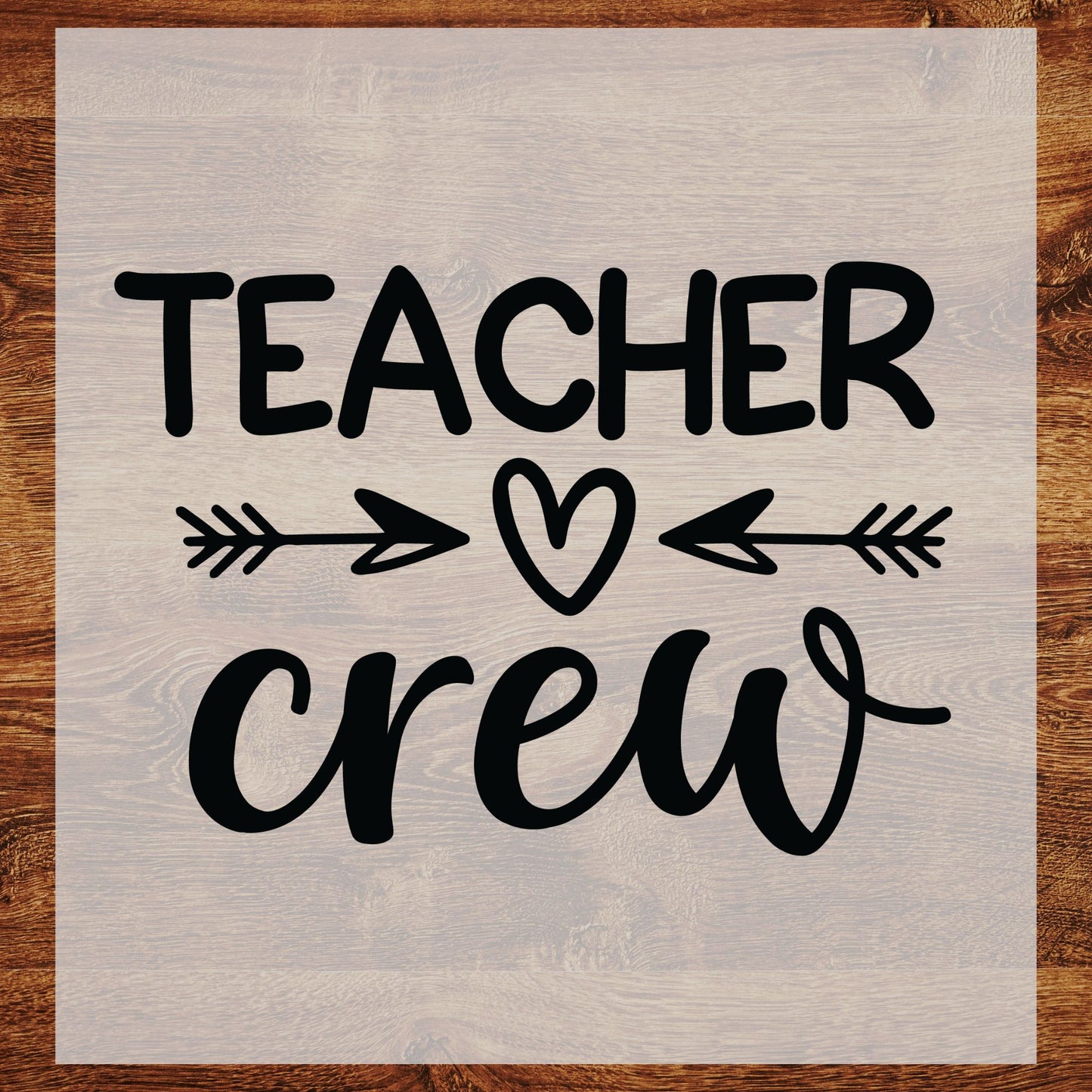 DTF Transfer Teacher Crew