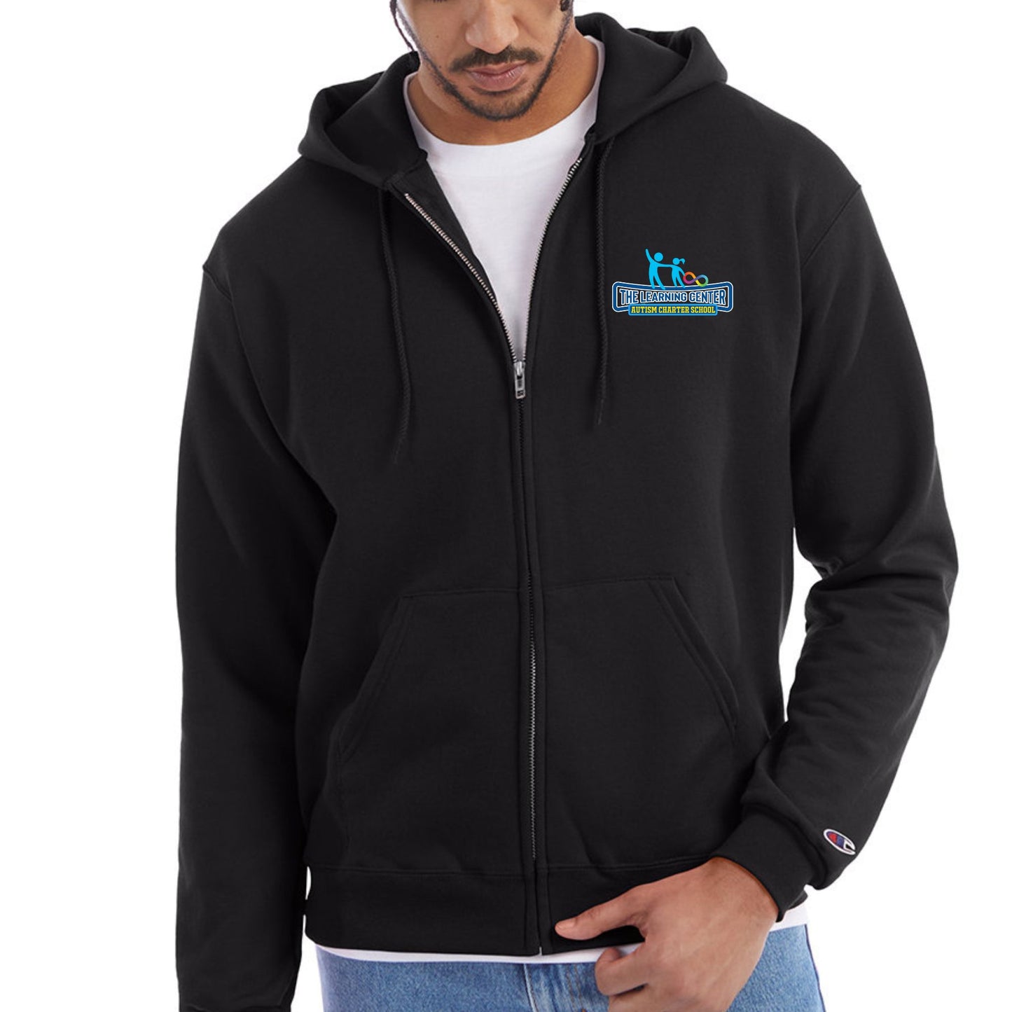 TLC Logo Zip Up Hoodie