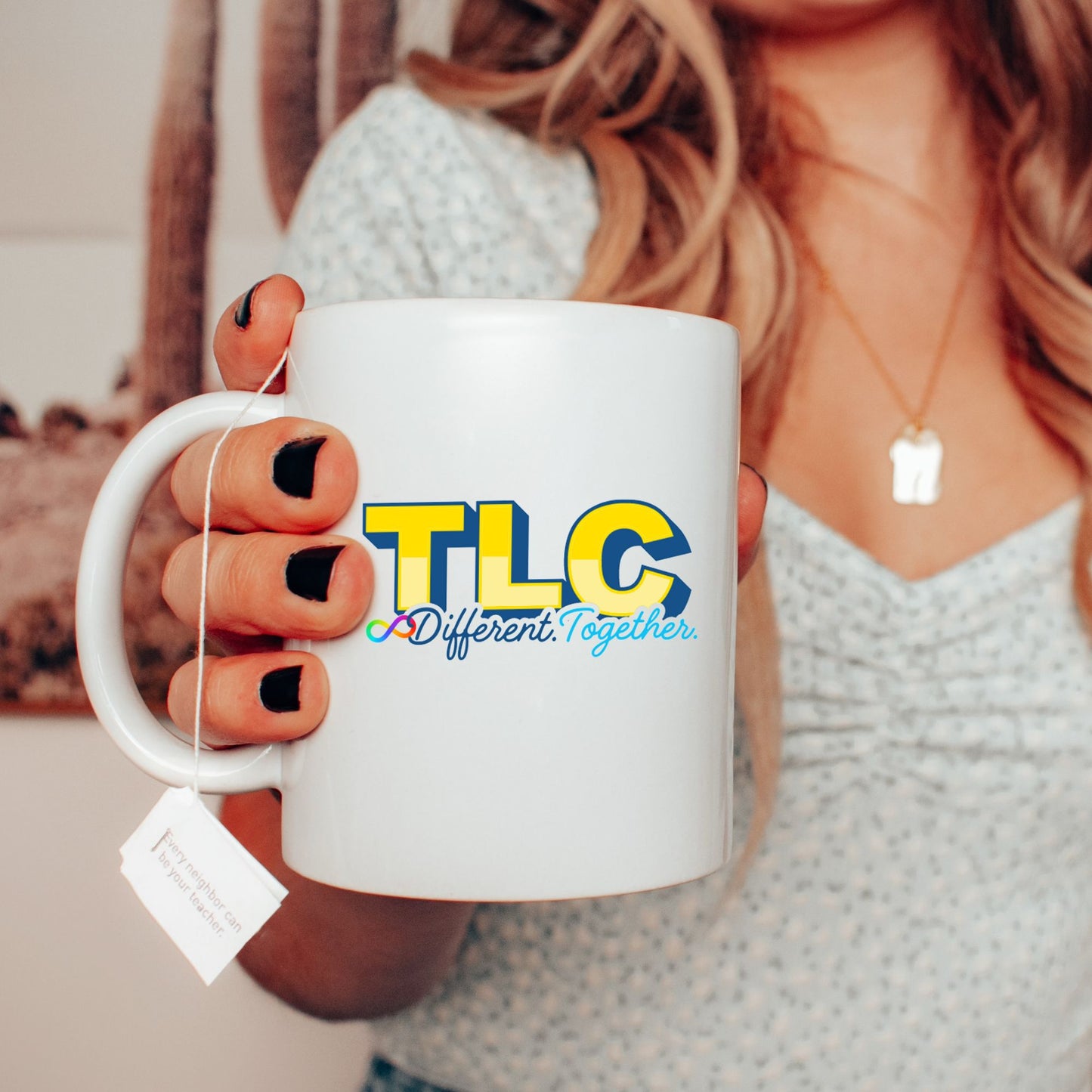 TLC Different Together Coffee Mugs 11 oz