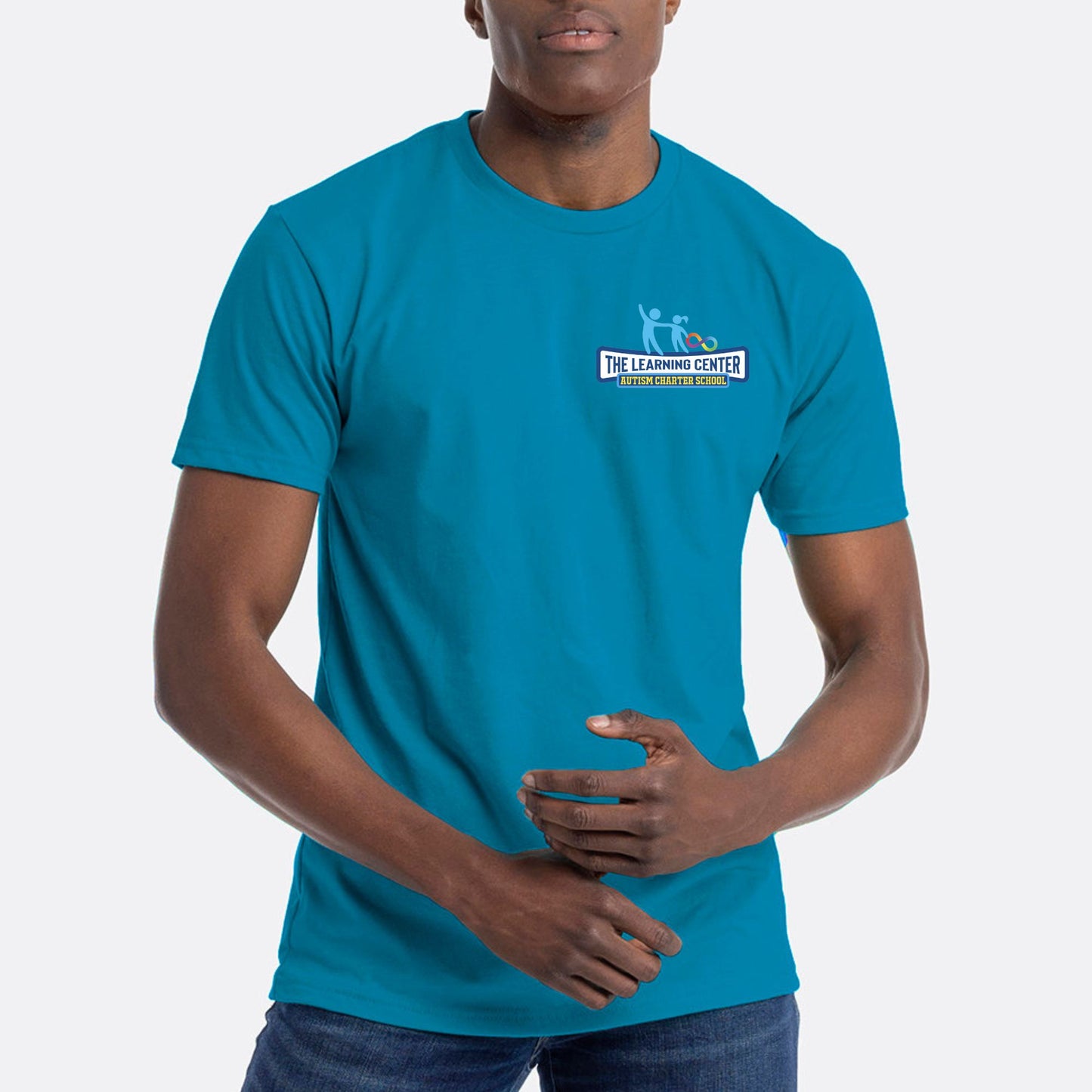 TLC Logo Shirts Unisex Aqua Joy