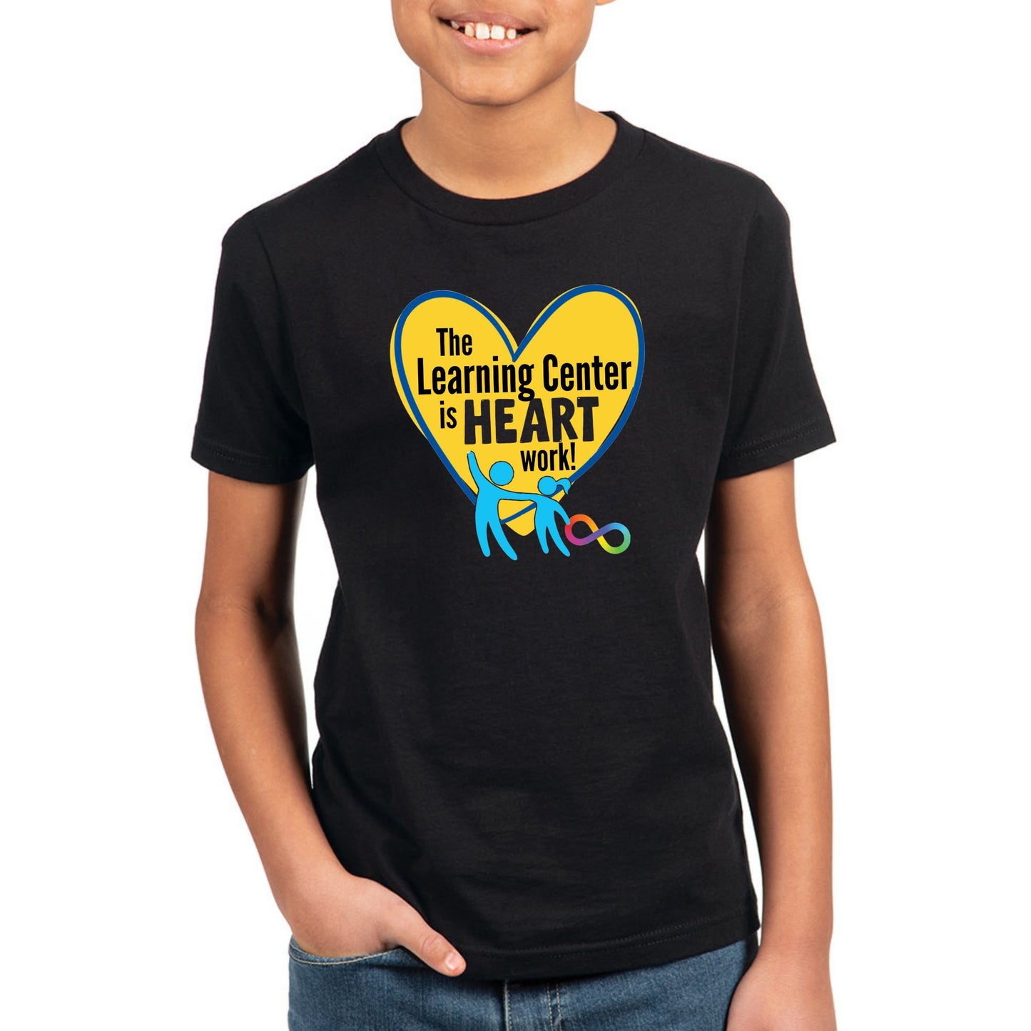 TLC The Learning Center is Heart Work Shirts