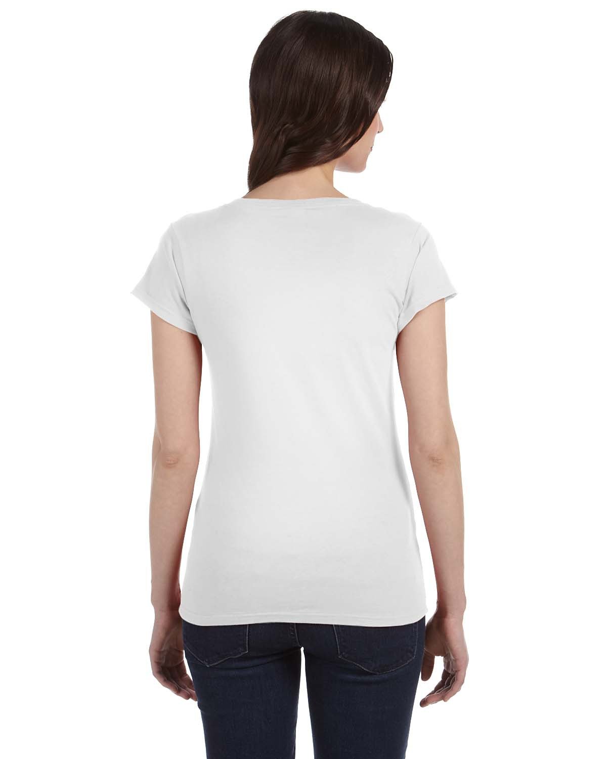 TLC Logo Shirts Ladies V-Neck White